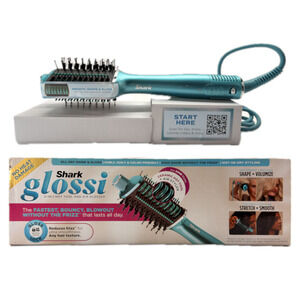 Shark Glossi 2-in-1 Hot Tool & Air Glosser HT302TL Heat-Controlled New Open Box
